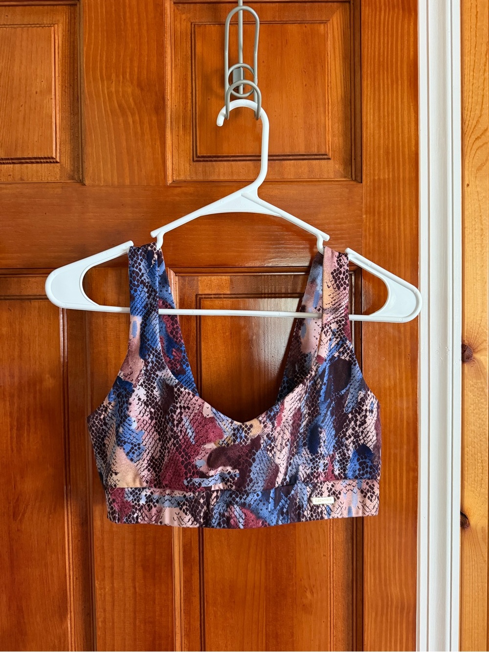 Cleo Harper Multicolor Snake-Print Sports Bra